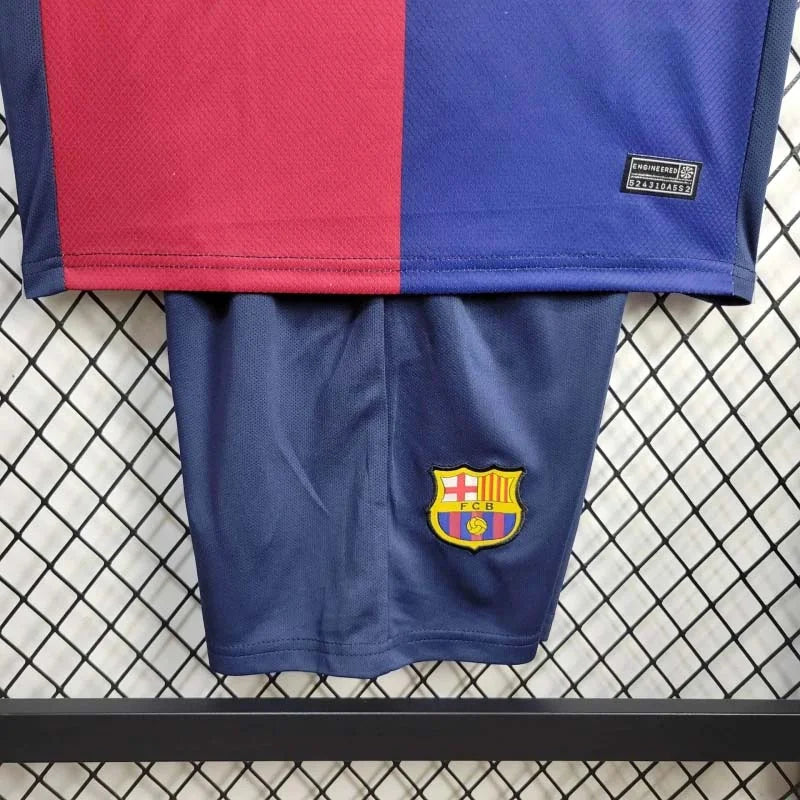Barcelona 2024/2025 Home Design 2 Kids Jersey