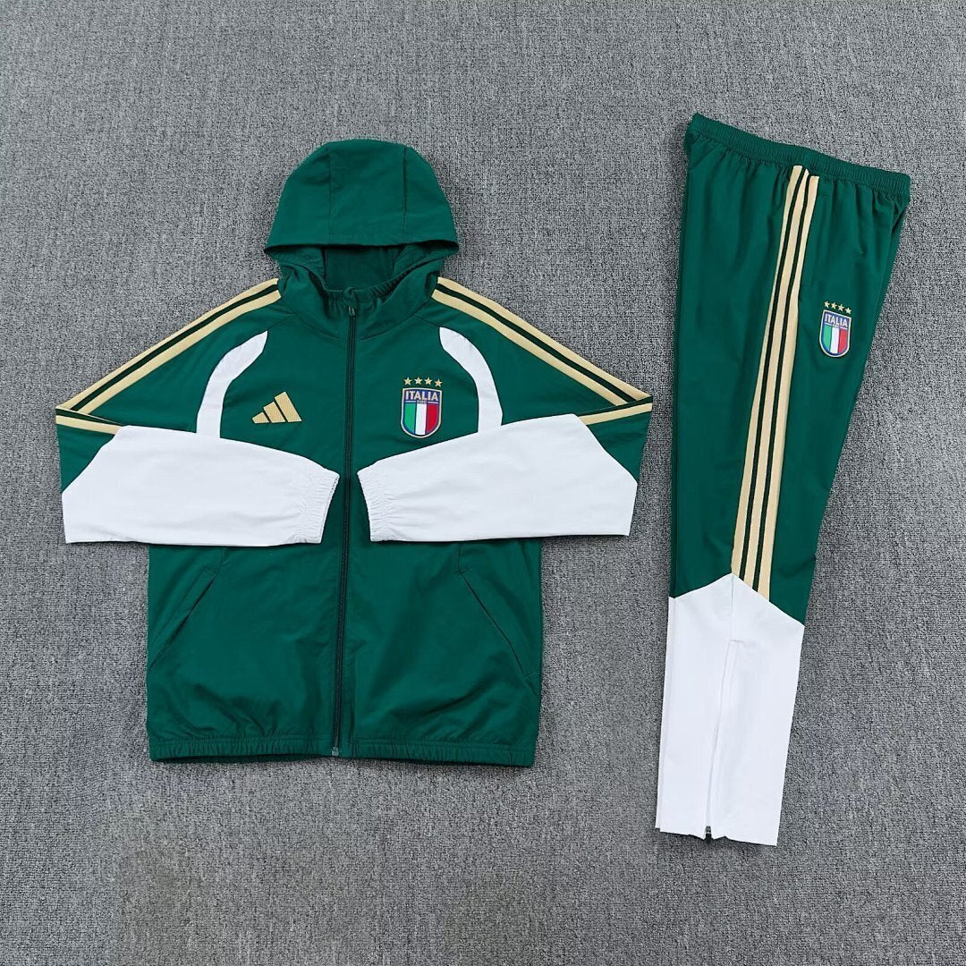 Italy Green and White Design 1 Tracksuit