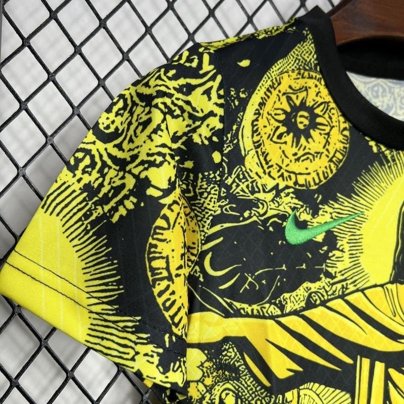 Brazil "Jesus" Yellow Limited Edition Kids Jersey