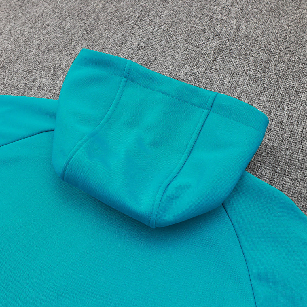PSG Light Blue and Black Tracksuit