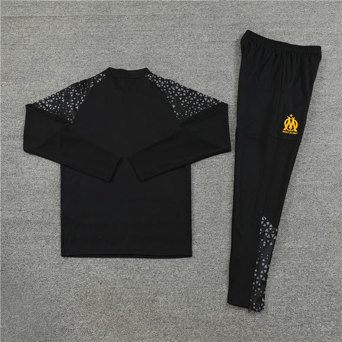 Olympique de Marseille Black Design 1 Tracksuit