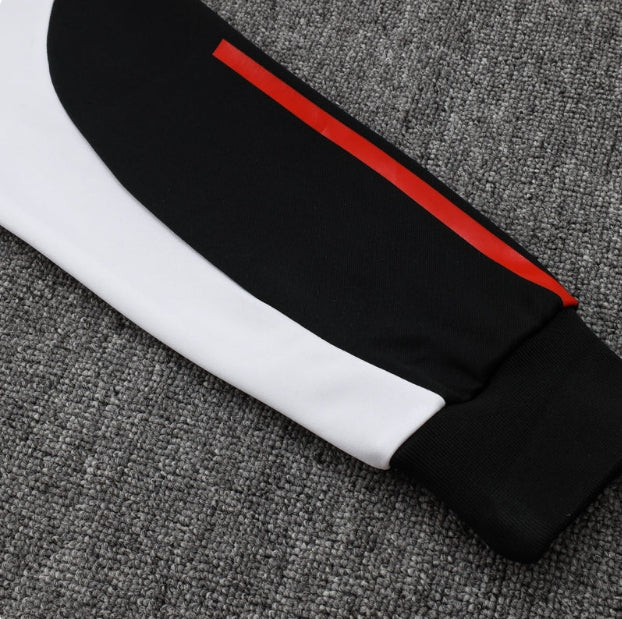 Manchester United White and Black Design 2 Tracksuit