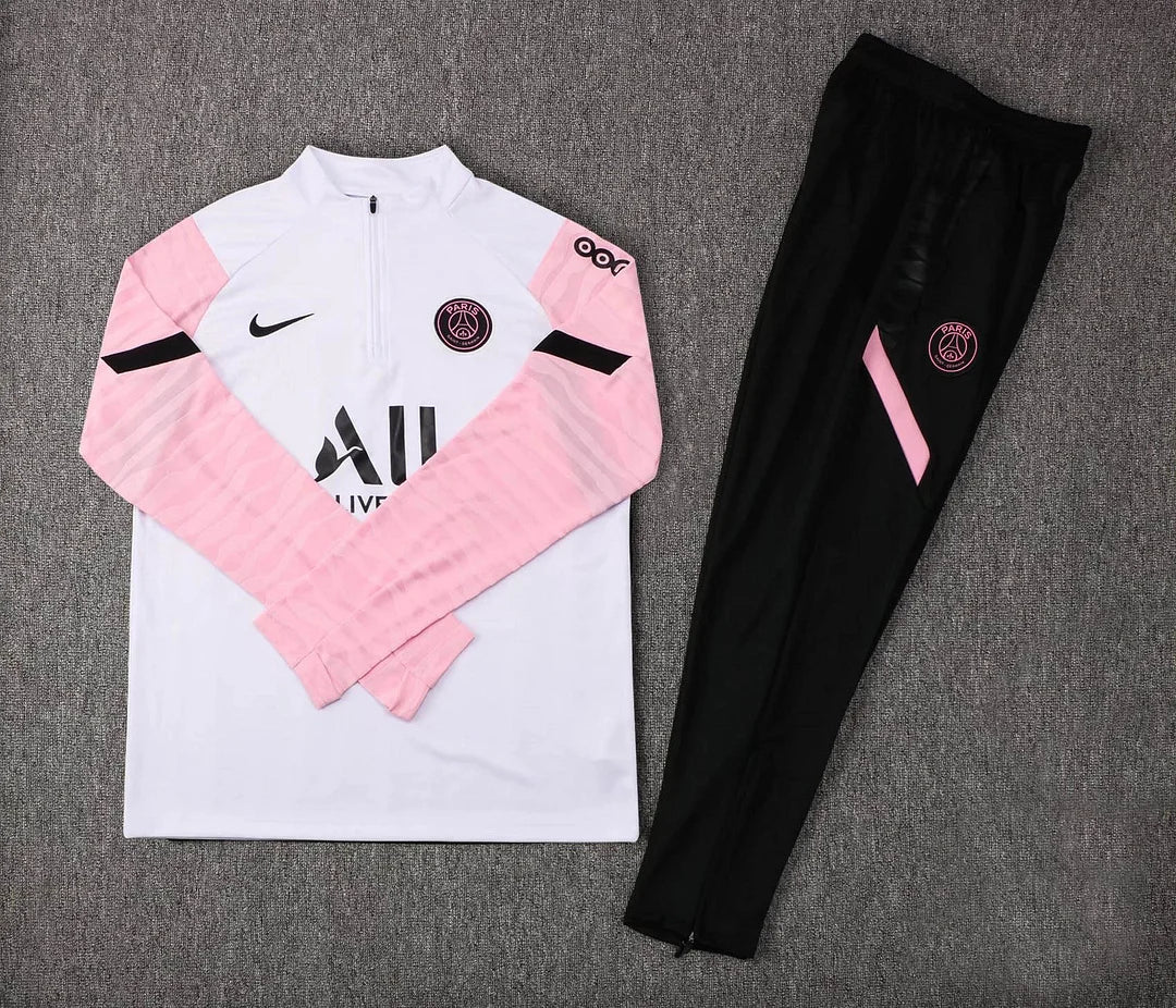 PSG White and Pink X Black Tracksuit