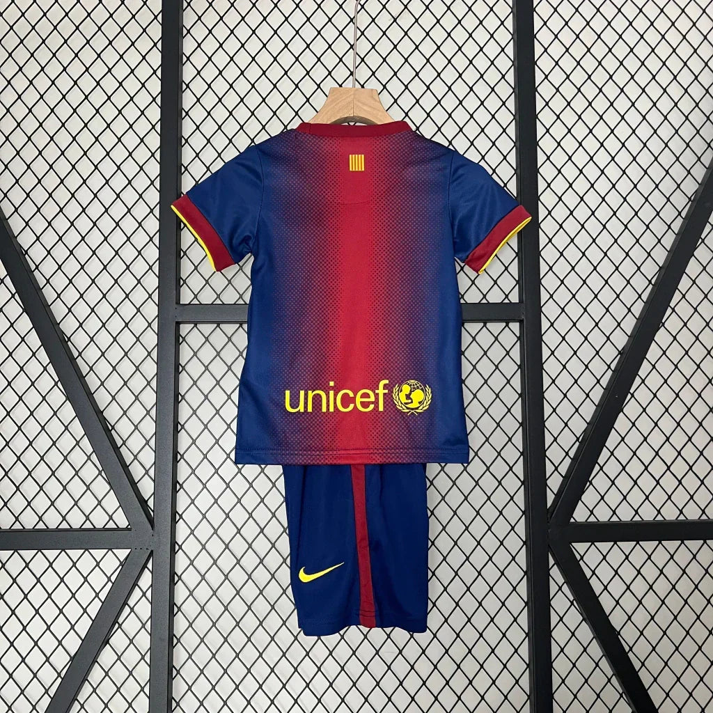 Retro Barcelona 2012/2013 Home Kids Jersey