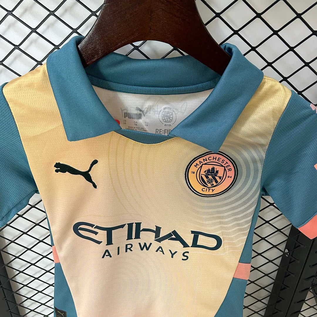 Manchester City 2024/2025 Fourth Kids Jersey