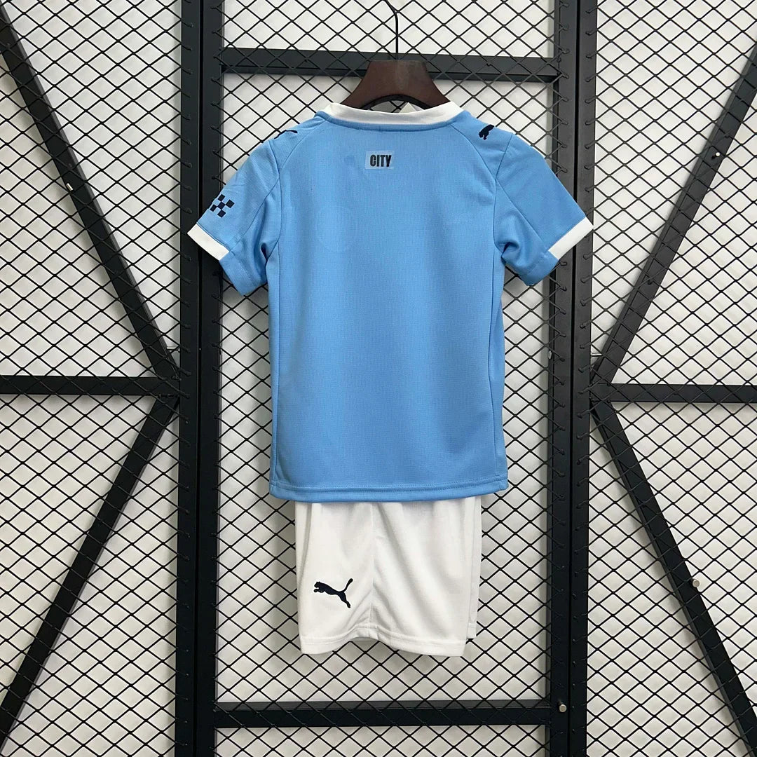 Manchester City 2025/2026 Home Kids Jersey