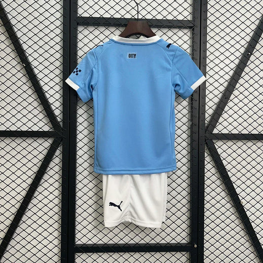 Manchester City 2025/2026 Home Kids Jersey