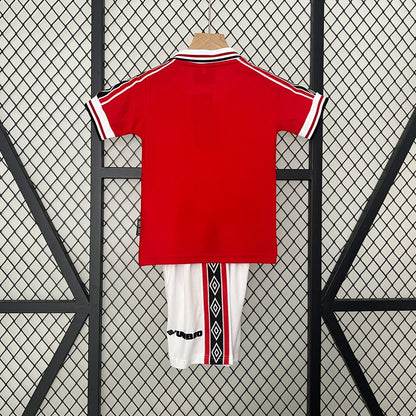 Retro Manchester United 1998/1999 Home Kids Jersey