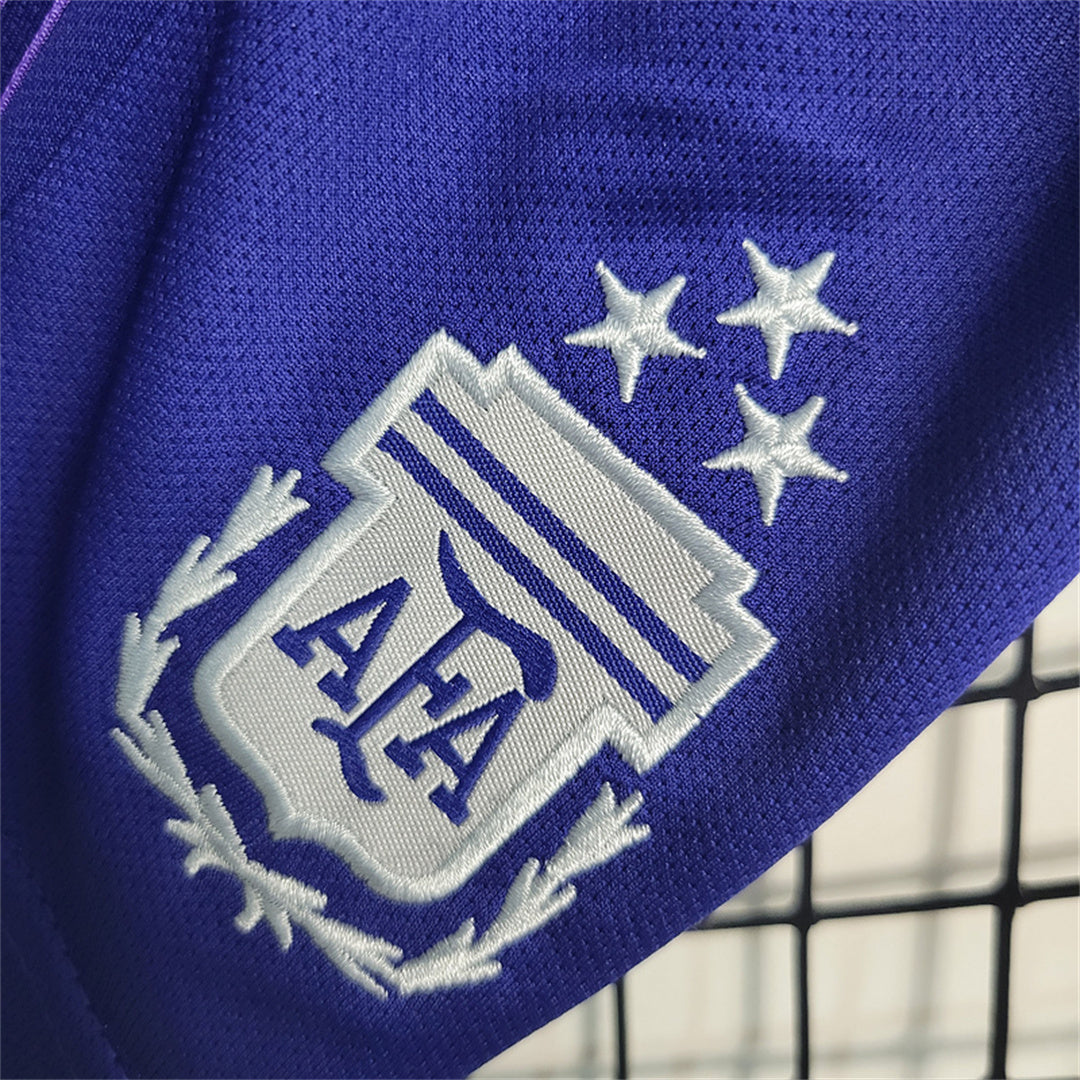 Argentina 2022 Away Kids Jersey