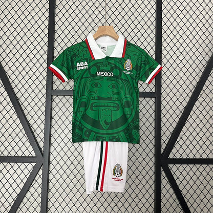Retro Mexico 1998 Home Kids Jersey