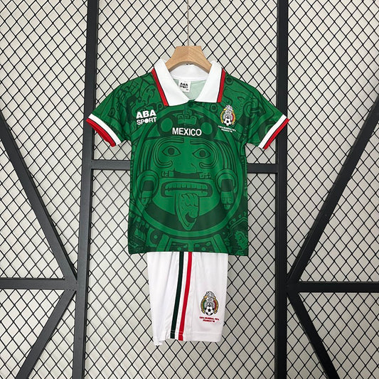 Retro Mexico 1998 Home Kids Jersey