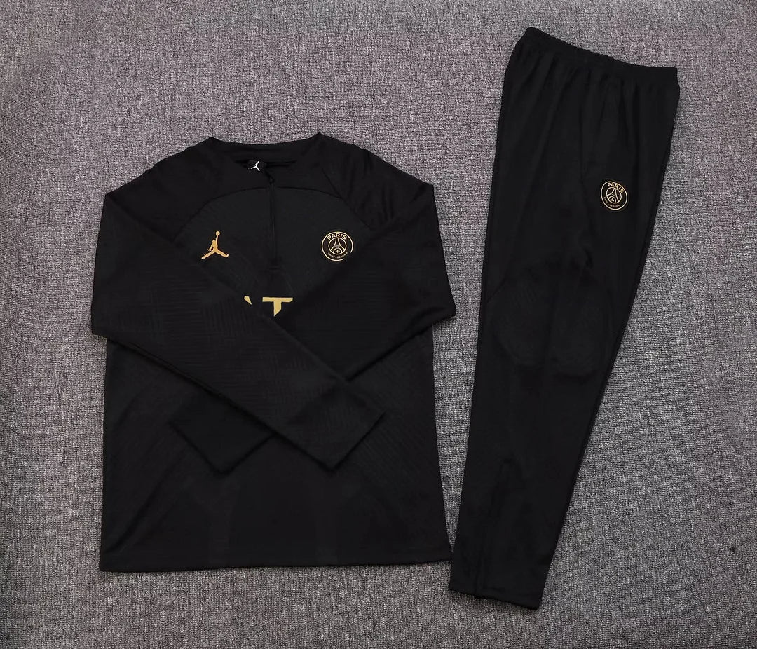 PSG Black and Gold Design 1 Tracksuit