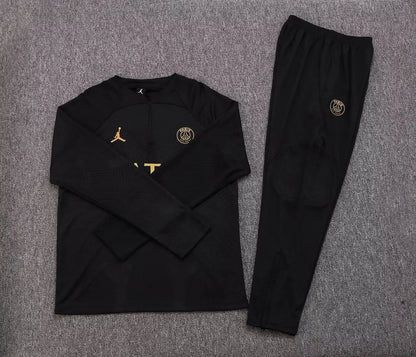 PSG Black and Gold Design 1 Tracksuit