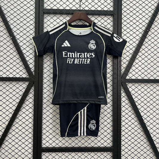 Real Madrid 2025/2026 Away Kids Jersey