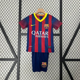 Retro Barcelona 2013/2014 Home Kids Jersey