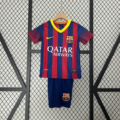 Retro Barcelona 2013/2014 Home Kids Jersey