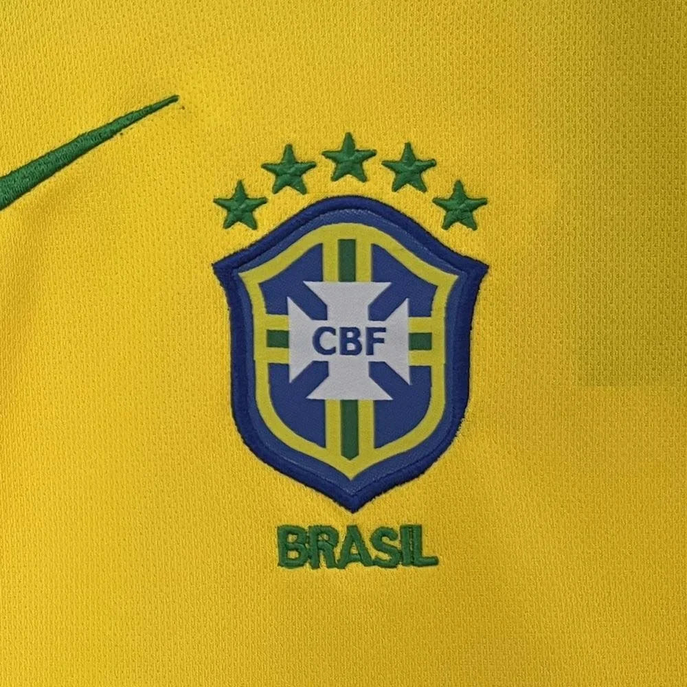 Retro Brazil 2004 Home Kids Jersey