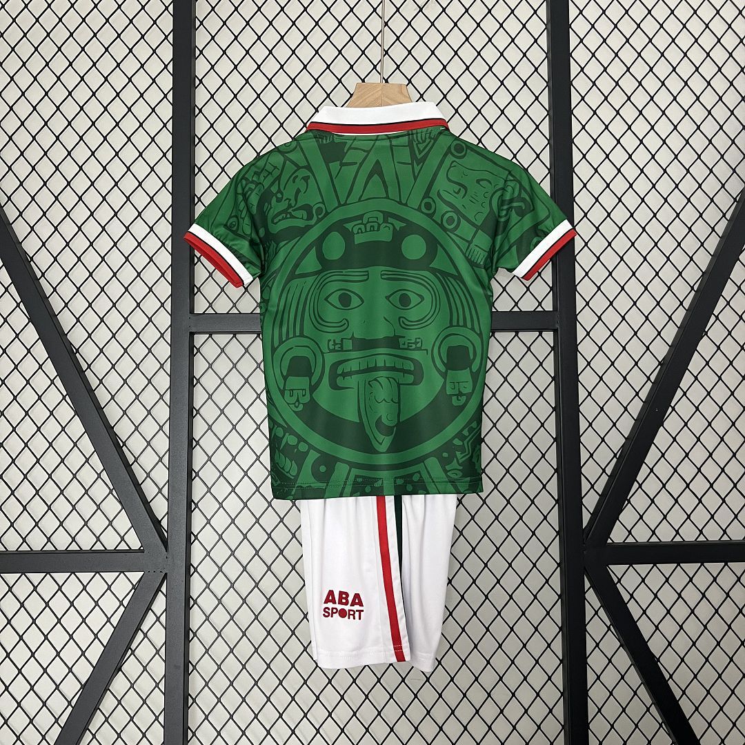 Retro Mexico 1998 Home Kids Jersey