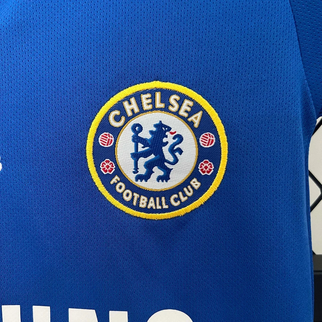 Retro Chelsea 2008-2009 Champions League Final Home Kids Jersey
