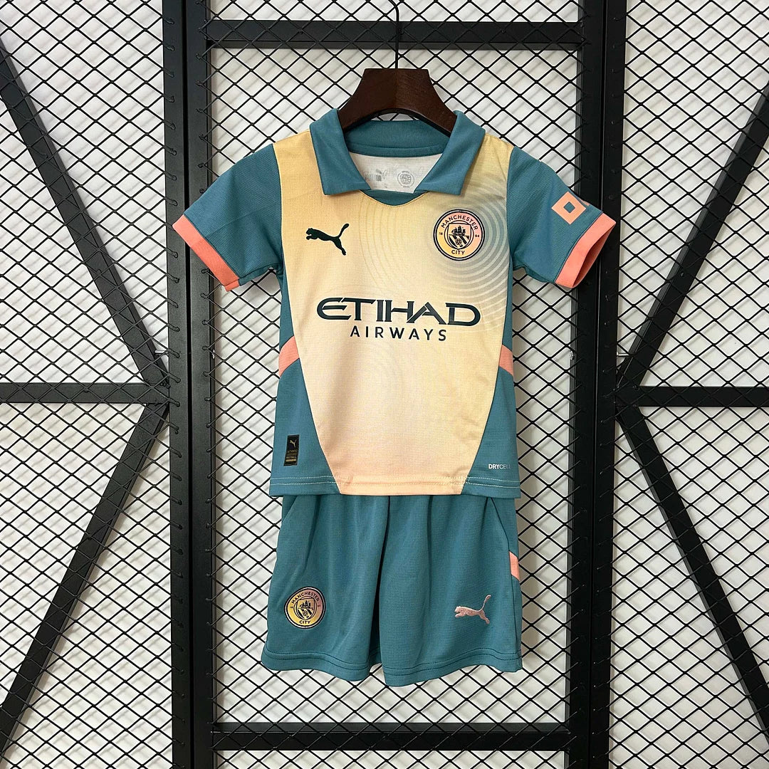 Manchester City 2024/2025 Fourth Kids Jersey