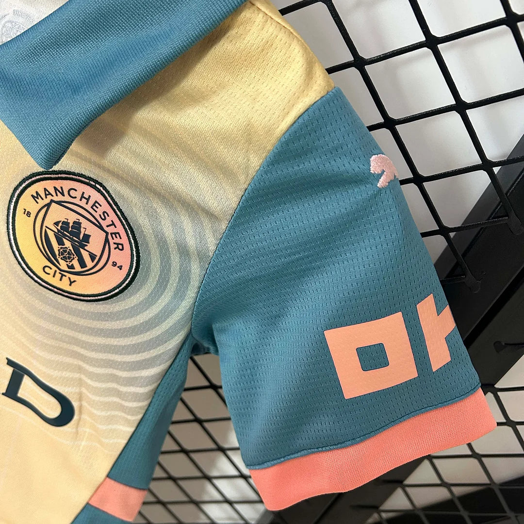 Manchester City 2024/2025 Fourth Kids Jersey