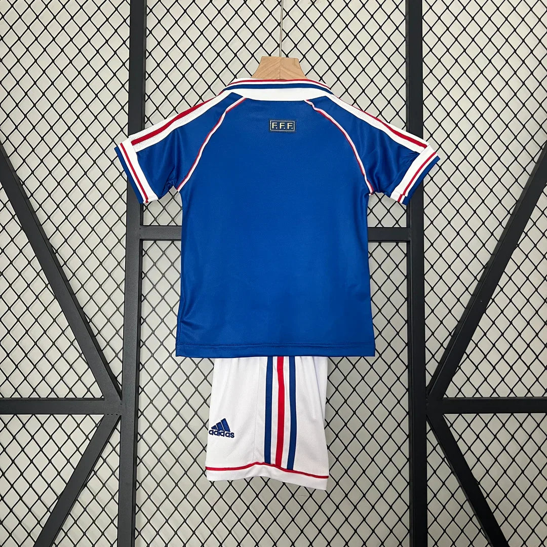 Retro France 1998 Home Kids Jersey