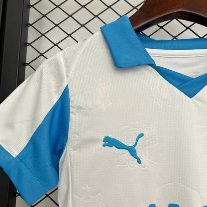 Olympique de Marseille 2025/2026 Home Kids Jersey