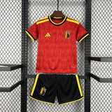 Belgium 2026 Home World Cup Kids Jersey