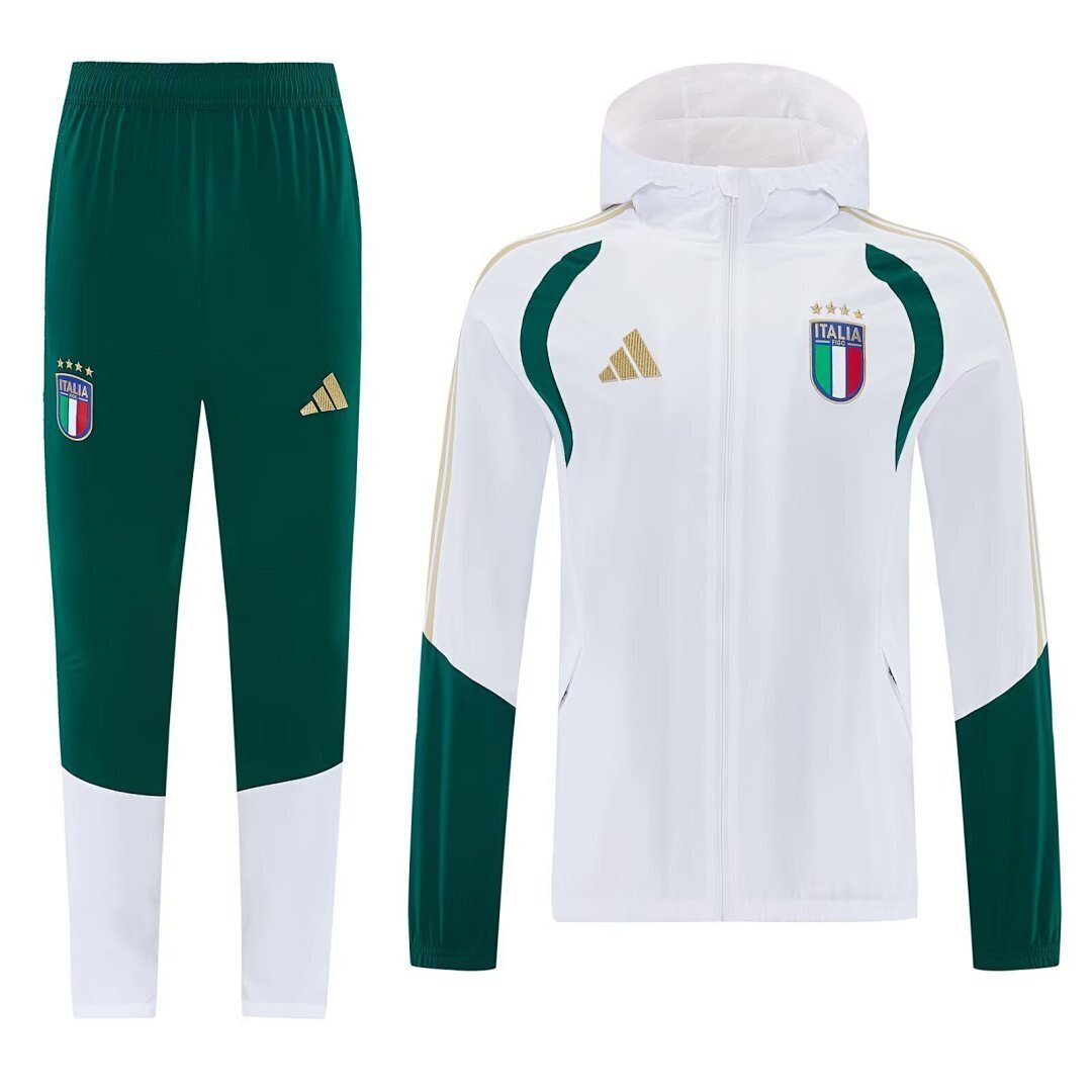 Italy Green and White Design 2 Tracksuit