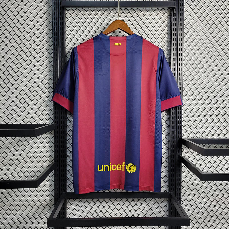 Retro Barcelona 2014/2015 Home Kids Jersey