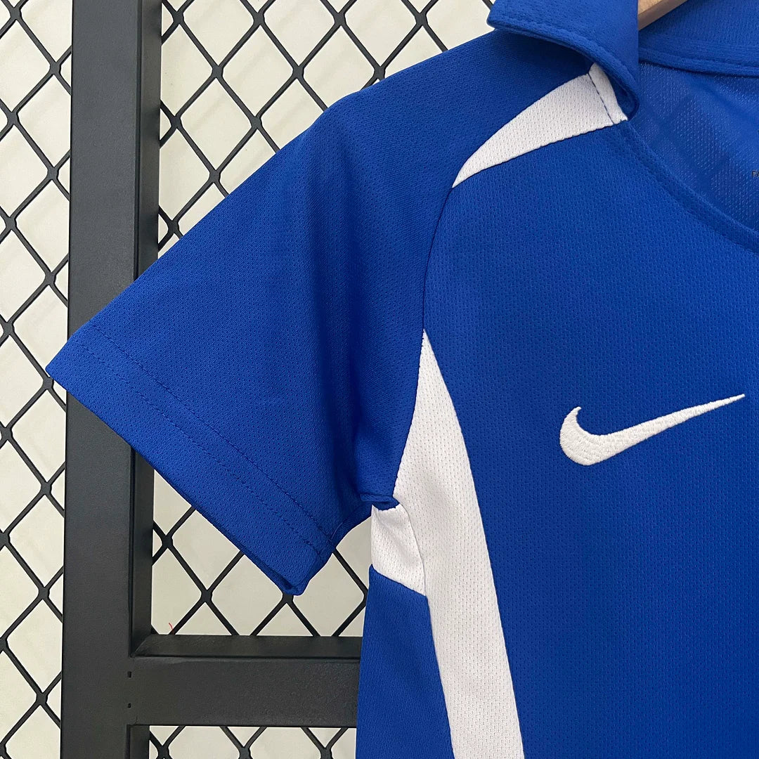 Retro Brazil 2002 Away Kids Jersey