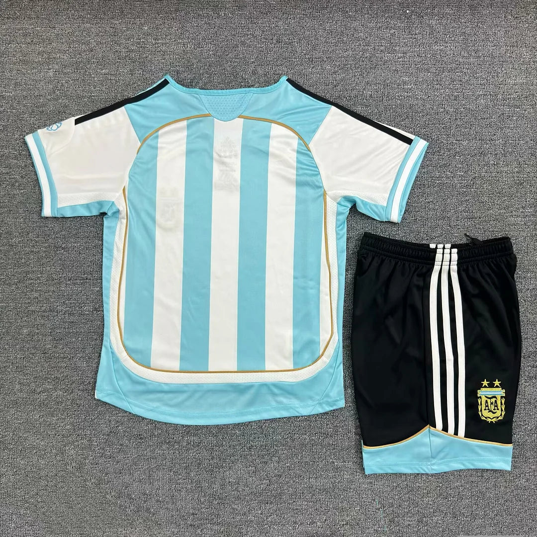 Retro Argentina 2006 Home Kids Jersey
