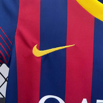 Retro Barcelona 2013/2014 Home Kids Jersey