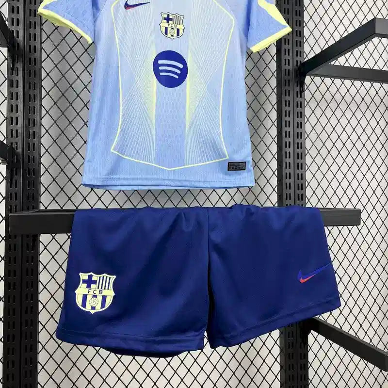 Barcelona "Neon Fade" Limited Edition Kids Jersey
