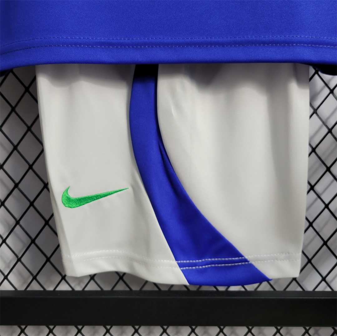 Brazil 2022 Away Kids Jersey