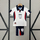Retro England 1998 Home Kids Jersey
