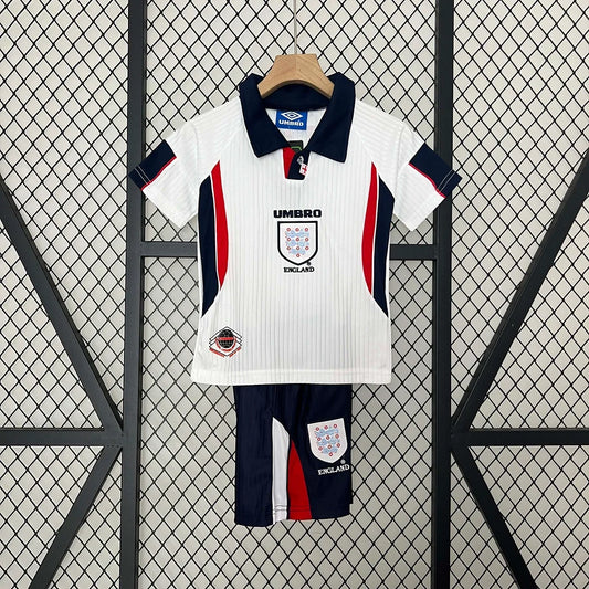 Retro England 1998 Home Kids Jersey
