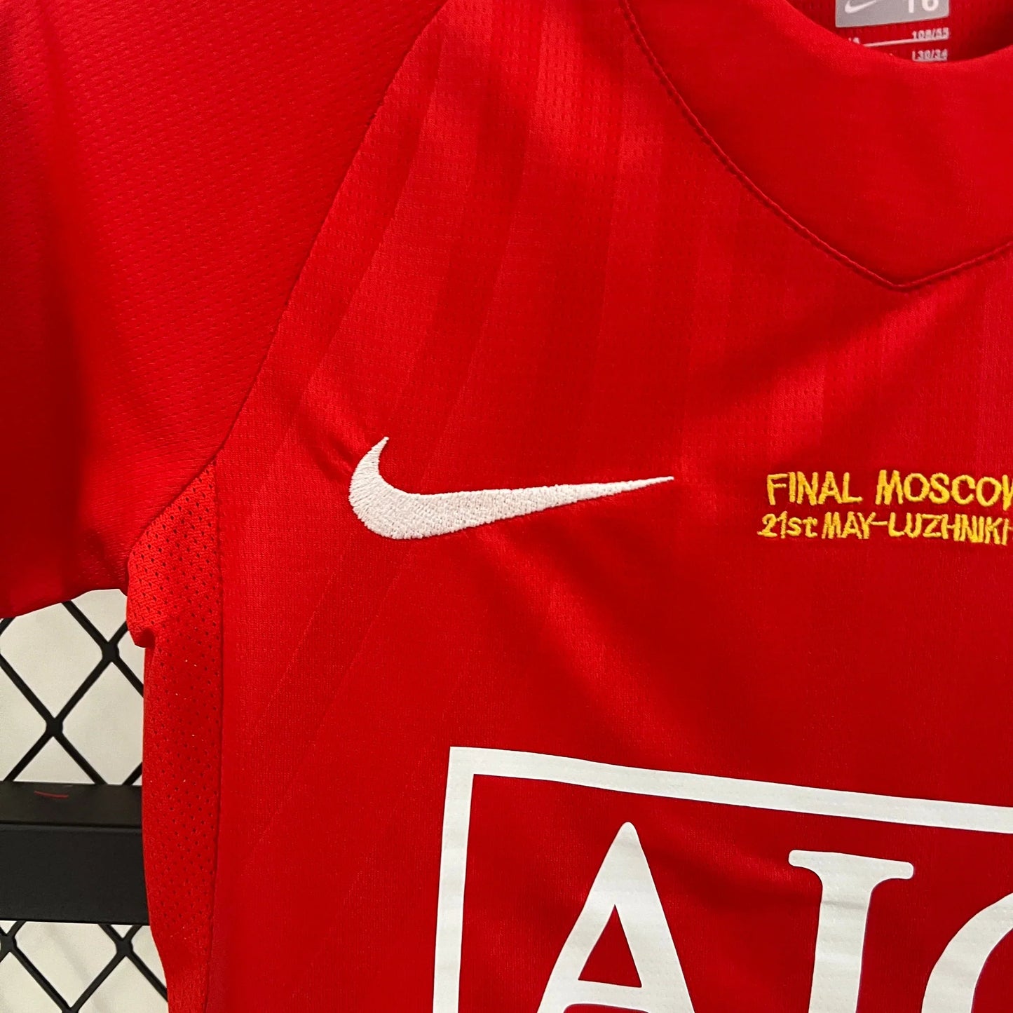 Retro Manchester United 2007/2008 Home Kids Jersey