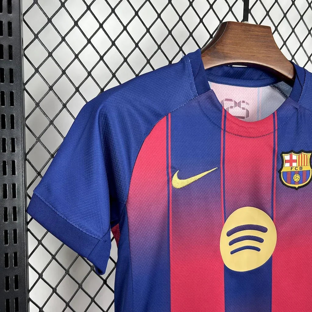Barcelona 2025/2026 Home Kids Jersey