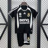 Retro Real Madrid 2006/2007 Away Kids Jersey