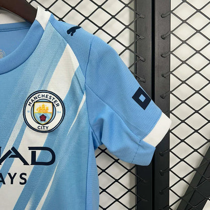 Manchester City 2025/2026 Home Kids Jersey