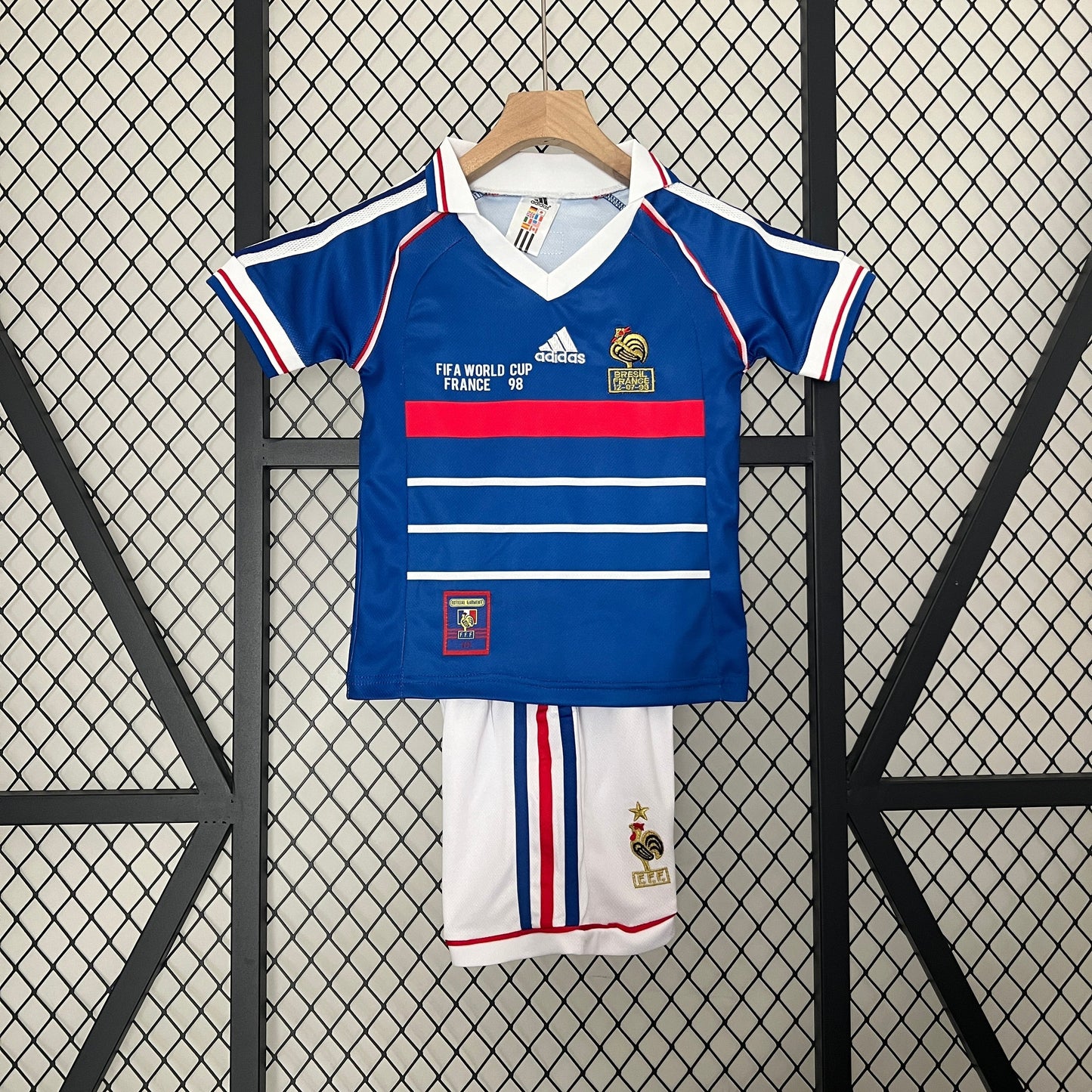 Retro France 1998 Home Kids Jersey