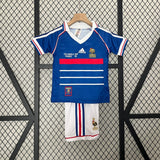 Retro France 1998 Home Kids Jersey