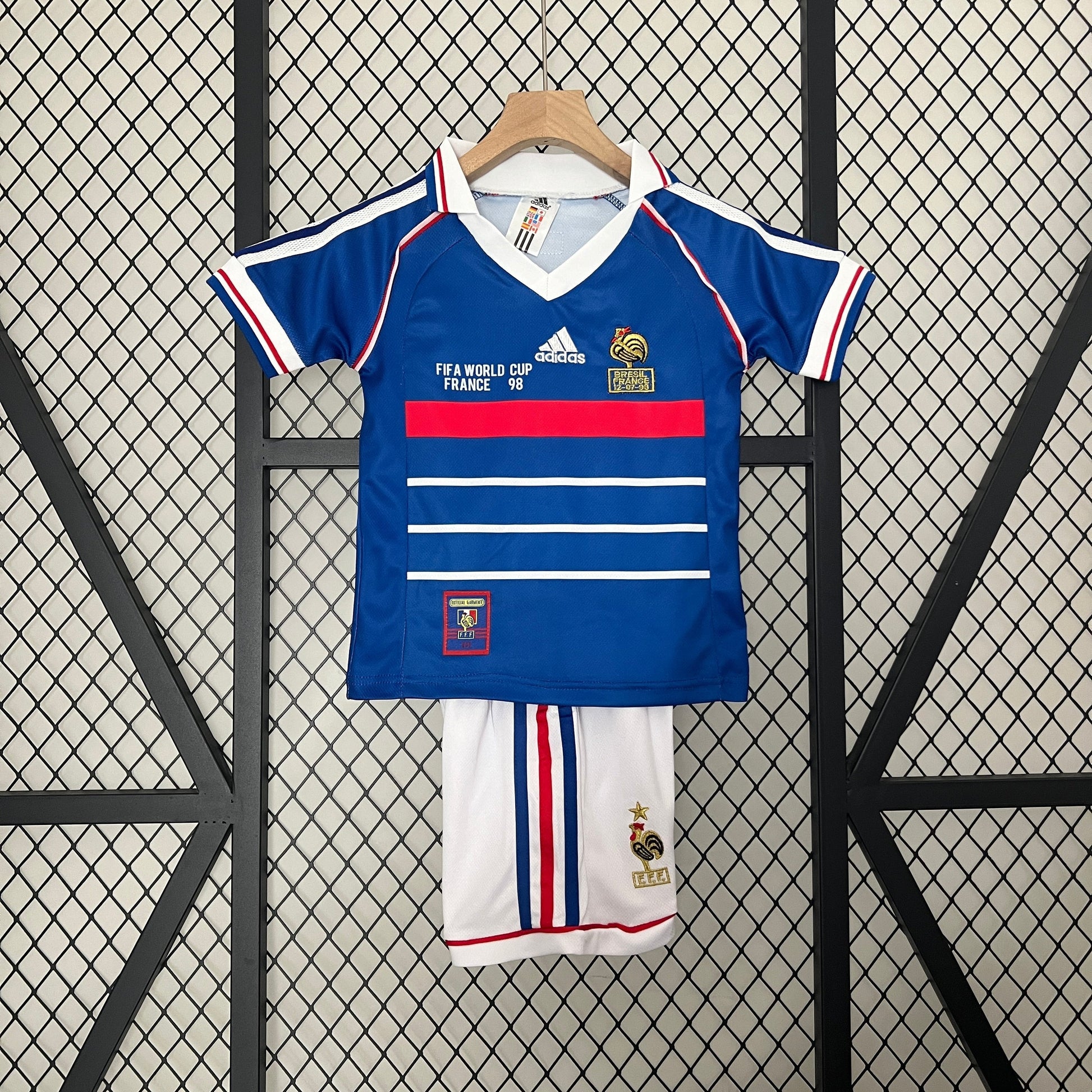 Retro France 1998 Home Kids Jersey