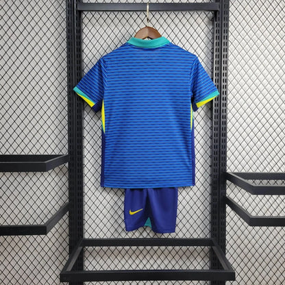 Brazil 2024/2025 Away Kids Jersey