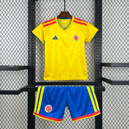 Colombia 2026 Home World Cup Kids Jersey