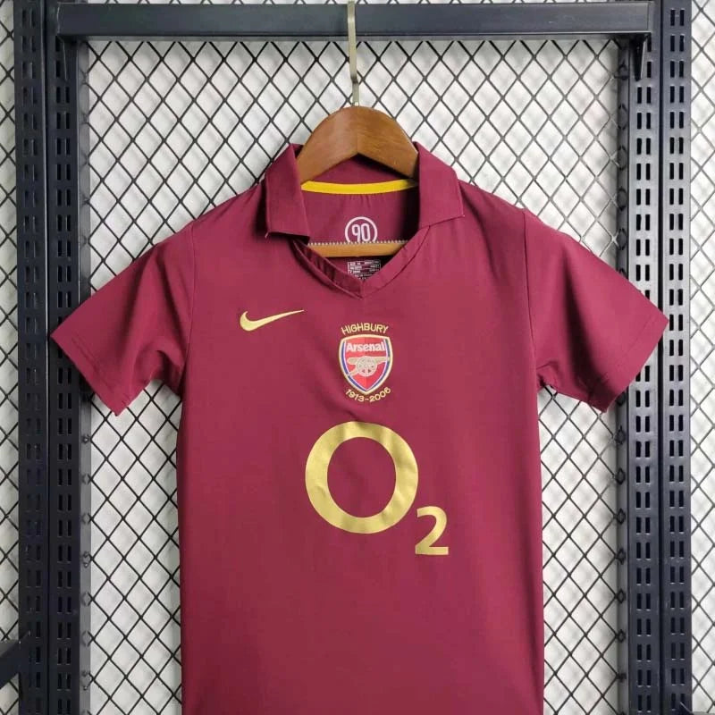 Retro Arsenal 2005/2006 Home Kids Jersey