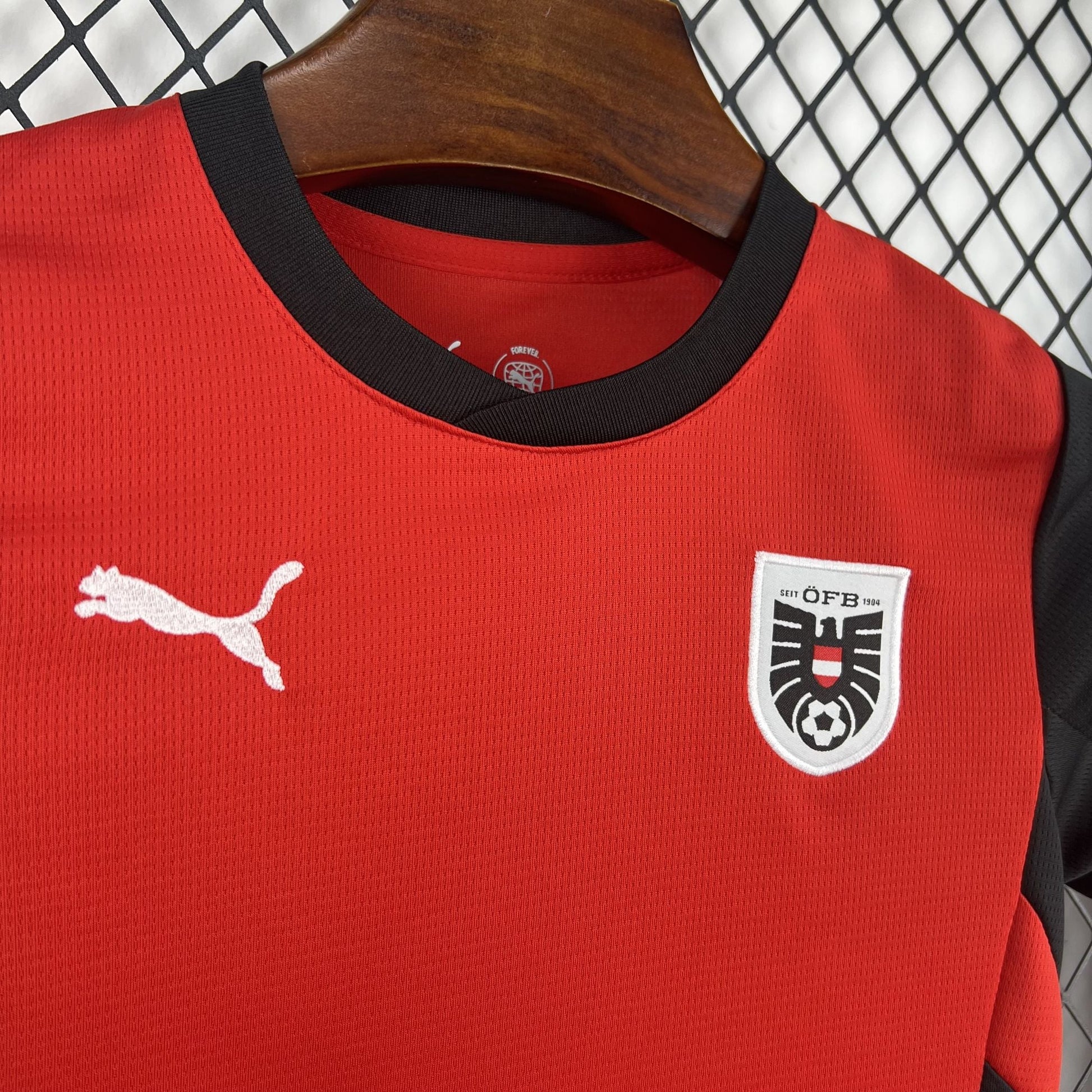 Austria 2026 Home World Cup Kids Jersey