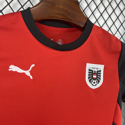 Austria 2026 Home World Cup Kids Jersey