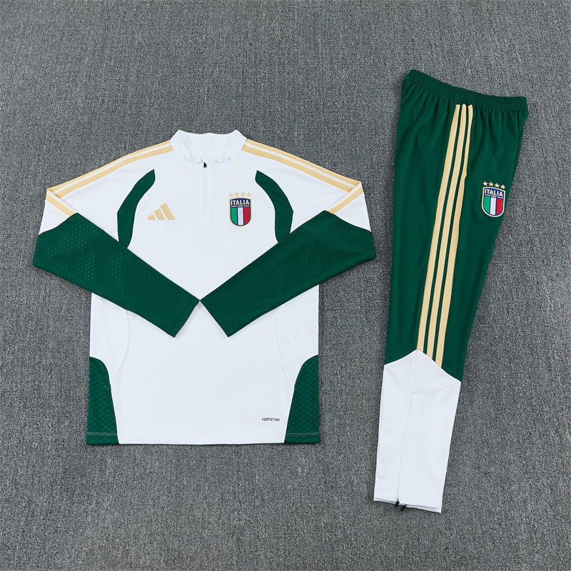 2026/2027 Italy White Green Tracksuit